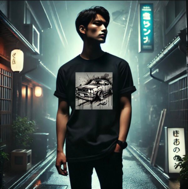 JDM Car T-Shirt – 1 Street Legend That Refuses to Die - Image 2