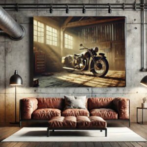 Forgotten Motorcycle Wall Art