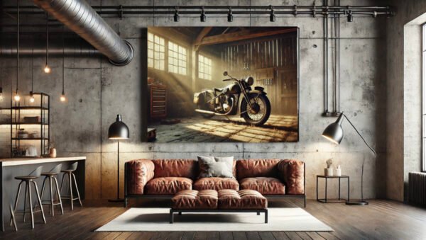 Forgotten Motorcycle Wall Art