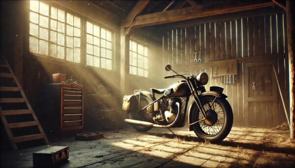 Forgotten Motorcycle Wall Art