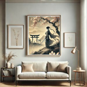 Samurai wall art