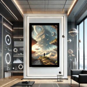 Floating Ruins Wall Art