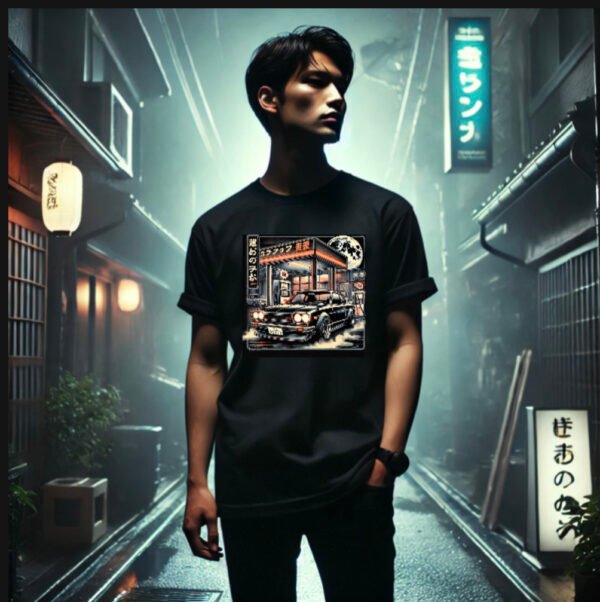 JDM Car T-Shirt – 1 Haunted Legend That Feels Like a Lost Soul on Wheels - Image 4