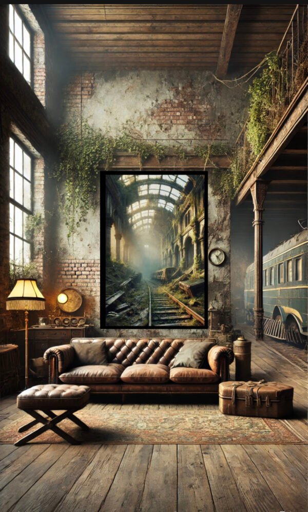 Forgotten Railway Station Wall Art