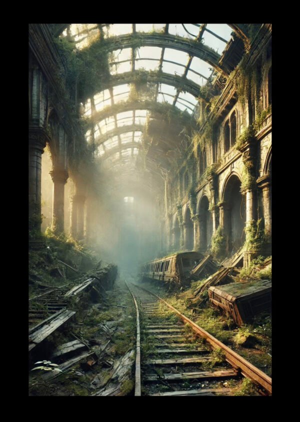 Forgotten Railway Station Wall Art