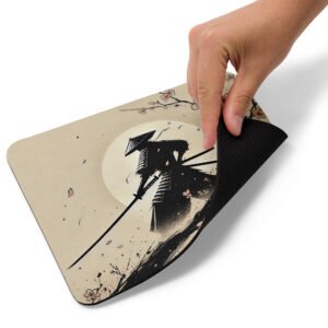 Way of the Blade – Samurai Sakura Mouse Pad | Ancient Japanese Art