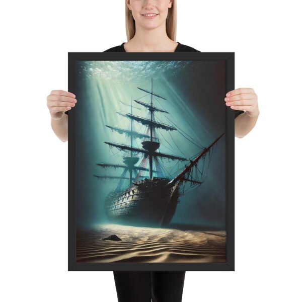 The Abyssal Silence - Ghost Ship Wall ArT