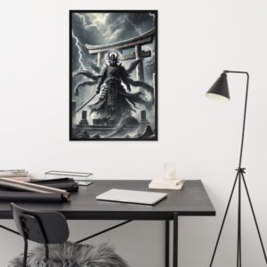 Mythical Japanese Samurai Wall Art – Susanoo, God of Storm