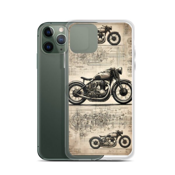Mystic Blueprint of a Forgotten Motorcycle – Vintage Steampunk - Image 4