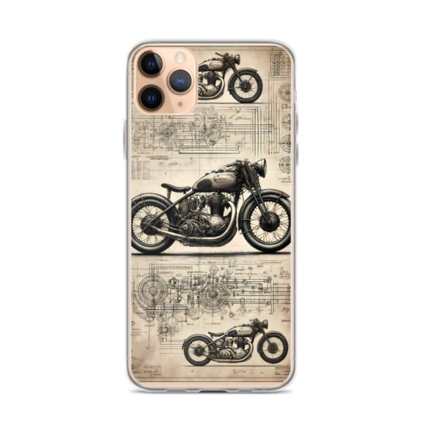 Mystic Blueprint of a Forgotten Motorcycle – Vintage Steampunk - Image 2
