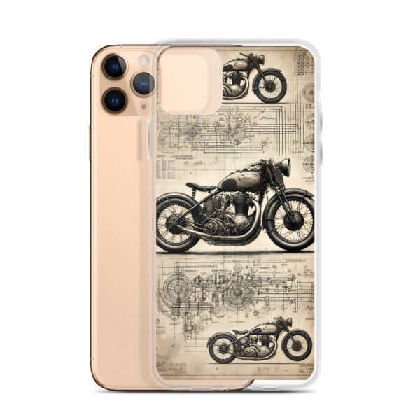 Mystic Blueprint of a Forgotten Motorcycle – Vintage Steampunk - Image 3